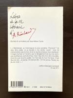 Lettres de la vie litteraire d'Arthur Rimbaud