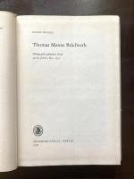 Thomas Manns Briefwerk ,Bibliographie