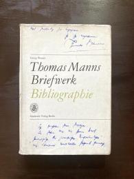 Thomas Manns Briefwerk ,Bibliographie