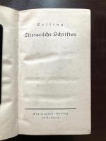 Lessing Werke4 : Literarische Schristen