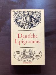Deutsche Epigramme aus fünf Jahrhunderten