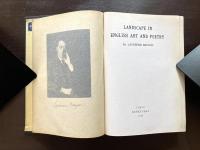 Landscape in English Art and Poetry