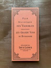 Plan Statistique des Vignobles produisant les Grand Vins de Bourgogne Réimprimé par LOUIS LATOUR négociant a beaune côte d'or