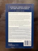 A Manual Greek Lexicon of the New Testament