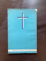 Was Christ's Death A Sacrifice?（Scottish Journal of Theology Occasional Papers No.9）