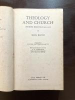Theology and Church : Shorter writings 1920-1928