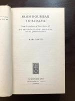 From Rousseau to Ritschl : being the translation of eleven chapters of Die Protestantische Theologie im 19. Jahrhundert