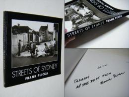 STREETS OF SYDNEY：Frank Plicka 　シドニーの街　フランク・プリカ　献呈サイン入