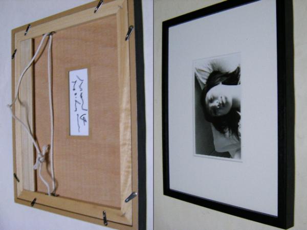 荒木経惟 オリジナルプリント サイン入 額装 その2 写真に