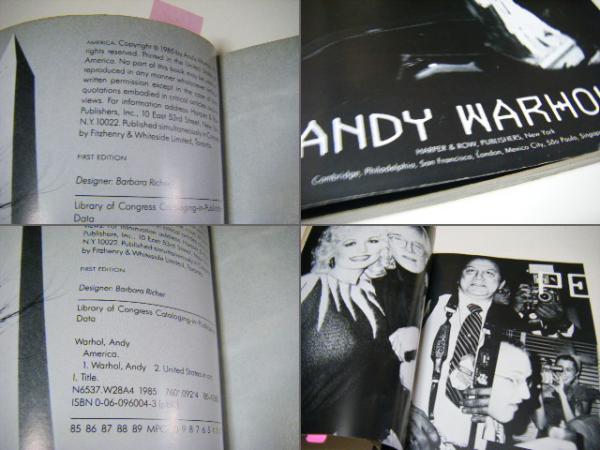 America ：Andy Warhol(Andy Warhol) / 古本、中古本、古書籍の