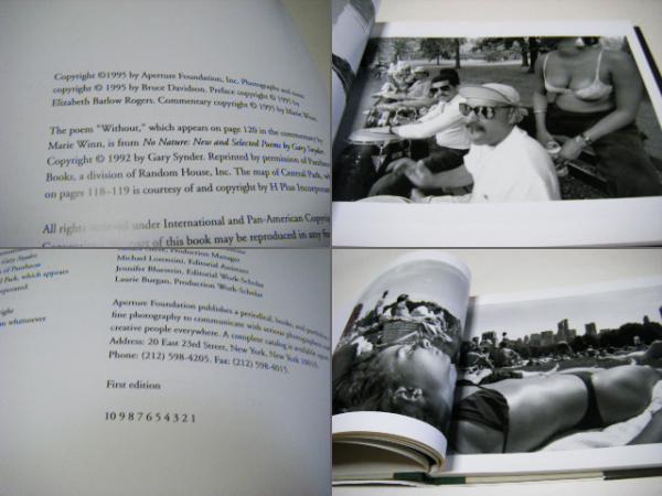 BRUCE DAVIDSON CENTRAL PARK セントラルパーク(Bruce Davidson