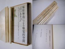 塚原琢哉による触覚的空間「白いあそび」　全3冊