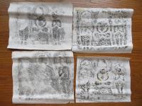 【拓本】奈良 滝寺跡 磨崖仏　10枚