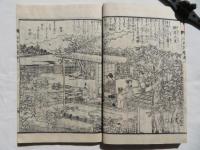 江戸遊覧花暦　全4冊揃
