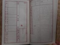 古屋絹裏地店　小型手帳　洋服絹裏地商