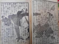 名廣澤邊萍　二編上・中・下3冊揃　仮名垣魯文校閲