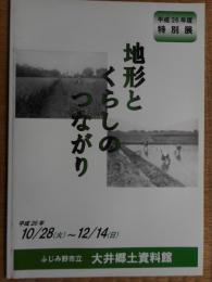地形とくらしのつながり　ふじみ野市立大井郷土資料館(図録)