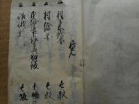 譲物目録帳　天保4年　岡谷村