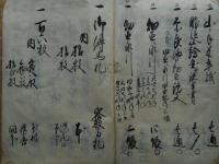 譲物目録帳　天保4年　岡谷村