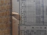 交通公社の時刻表　1975年1月　ひかりライン3月10日