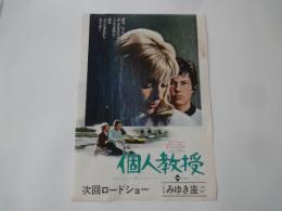 個人授業　フランス映画＜映画チラシ＞ルノー・ベルレー。ナタリー・ドロン。ロベール・オッセン他