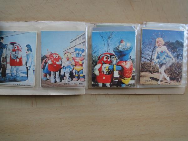 ロボコン：石森章太郎作品・昭和駄菓子屋ミニカード10枚＋カクメン4種