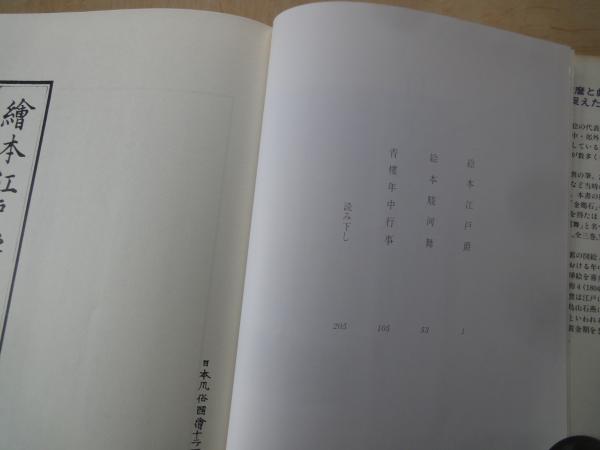 絵本江戸爵・絵本駿河舞・青楼年中行事＜日本風俗図絵・12江戸