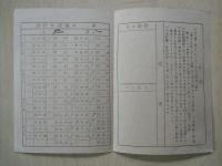 品行簿　（明治22年　栃木県安蘇郡第〇〇番学区〇〇学校〇年級生徒）品行簿ハ毎朝出校ノ節教師ニ出シ退校ノ節受取ルベシ