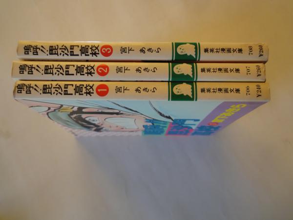 嗚呼！！毘沙門高校（全3冊揃）＜集英社漫画文庫＞(宮下あきら