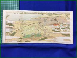 【名古屋 分譲 鳥瞰図】【名古屋市呼続耕地整理組合地区及附近之図】