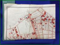 【名古屋 分譲 古地図】【名古屋市新屋敷土地区画整理組合剰余地図】