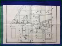 【名古屋　分譲 古地図】【西春日井郡庄内町名塚耕地整理組合 惣兵衛川以南第参回剰余地処分図】