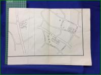 【名古屋 分譲 古地図】【音聞山土地区画整理組合 剰余処分地区画図】