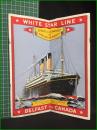 【イギリス 旅客船 パンフレット 英語】【WHITE STAR LINE  BELFAST TO CANADA/ホワイトスターライン ベルファストーカナダ間】White Star Line