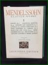 【MENDELSSOHN・1 メンデルスゾーン集1 編集・校訂:井口基成】春秋社 世界音楽全集