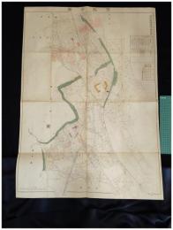 【芝区建物 疎開地区図　5千分の1】山内模型製図社