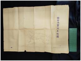 【岡田港実測 平面図　千分の1】