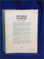【ART FORMS IN NATURE ERNST HAECKEL 100Plates　 HAECKEL】Dover