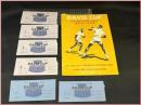 【テニスパンフレット】半券６枚付!!【Daviscup-デビスカップ　1963年-　インドvs日本】TENNIS　
