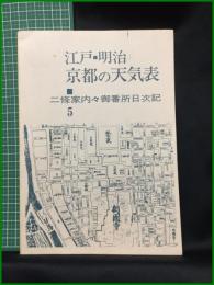 【江戸・明治 京都の天気表 文献シリーズNo,30　慶應義塾大学三田メディアセンター】慶應義塾大学三田メディアセンター