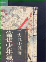 【當世少年氣質 少年文學第九 大江古波著】博文館