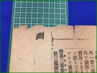 【報知新聞 明治38年 5月5日 号外】【露艦を目撃す 第三艦隊の動静】