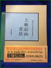 【現代日本書法集成 上条信山書法】尚学図書