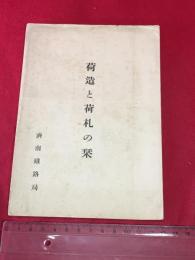 【冊子】【荷造と荷札の栞　済南鉄路局】満洲　中国　6頁+付図　戦前