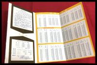 【ラジオ東北株式会社　放送料率表　no.1 JOTR】【折本】昭和20～30年代