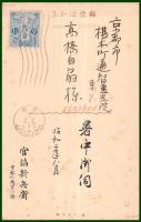 【絵葉書】アート【扇面図】戦前 :高橋白扇 旧蔵　検:ちくさ/木版図案集/趣味人
	