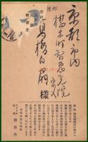 【絵葉書】アート【木版画　龍の図　デザイン画】戦前 :高橋白扇 旧蔵　検:ちくさ/木版図案集/趣味人
	
