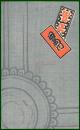 【絵葉書】アート【木版画　賀正　日高川　千社札】戦前 :高橋白扇 旧蔵　検:ちくさ/木版図案集/趣味人<br />
	
