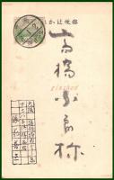 【絵葉書】アート【木版画　竜宮席】戦前 :高橋白扇 旧蔵　検:ちくさ/木版図案集/趣味人
	