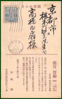 【絵葉書】アート【木版画　龍の宝船】戦前 :高橋白扇 旧蔵　検:ちくさ/木版図案集/趣味人
	